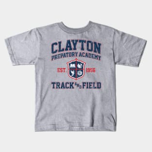 Clayton Prep Track & Field (Variant) Kids T-Shirt